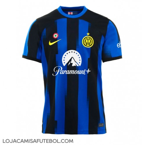 Camisa de Futebol Inter Milan Equipamento Principal 2023-24 Manga Curta